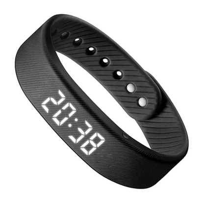 Fitness Tracker with Built-In USB Charging