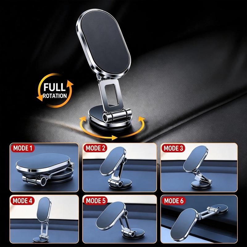 Foldable Magnetic Car Phone Holder
